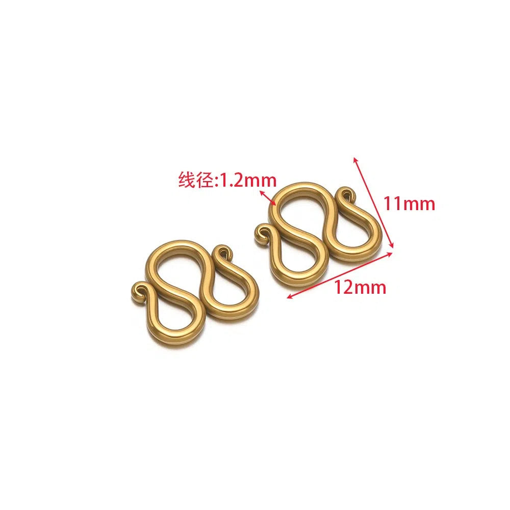 Stainless Steel S & M Hook Clasps