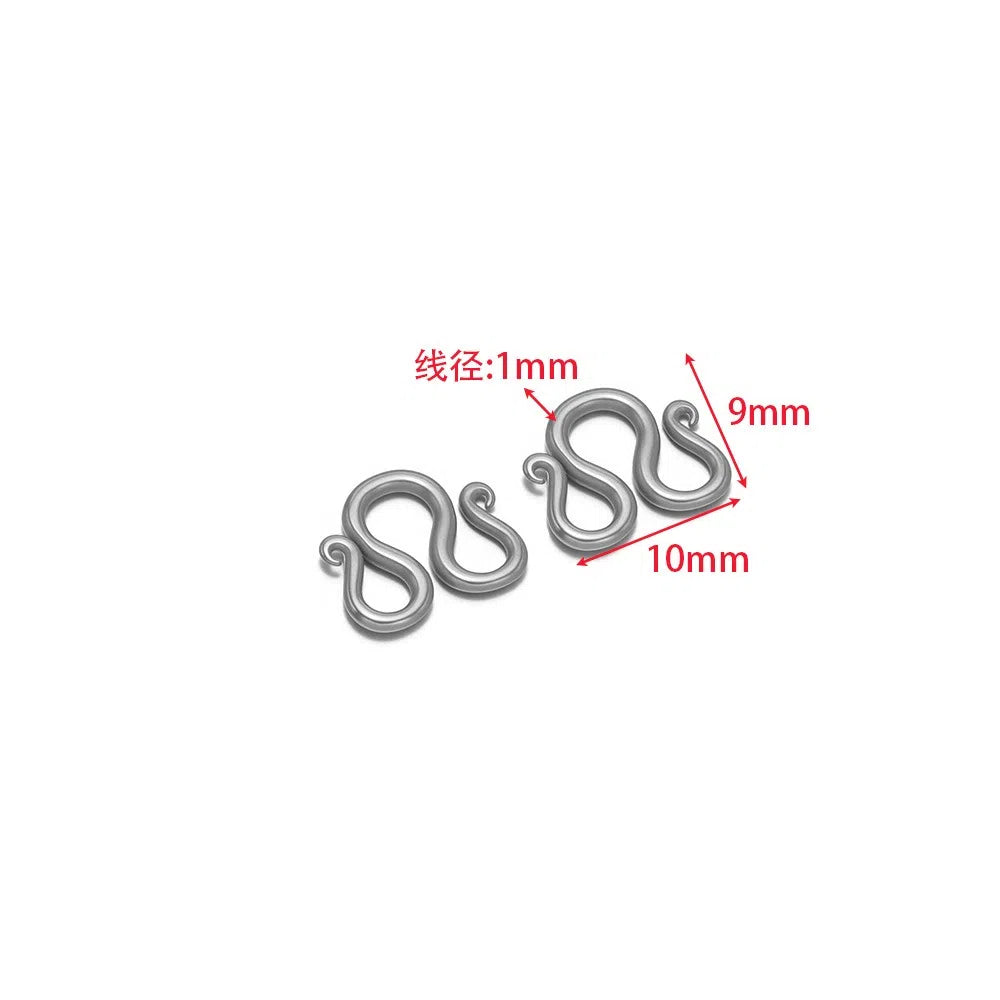 Stainless Steel S & M Hook Clasps