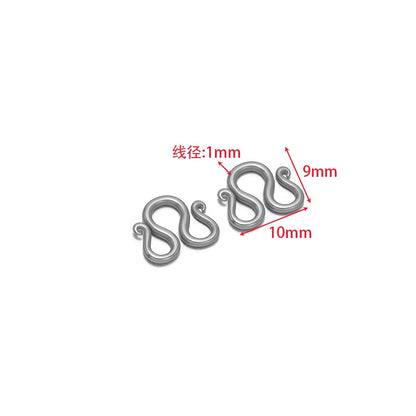 Stainless Steel S & M Hook Clasps