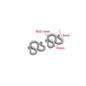 Stainless Steel S & M Hook Clasps