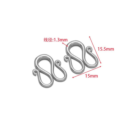 Stainless Steel S & M Hook Clasps