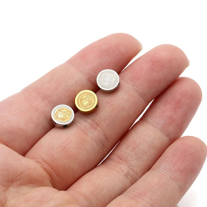 Stainless Steel Saint Benedict Medal Beads