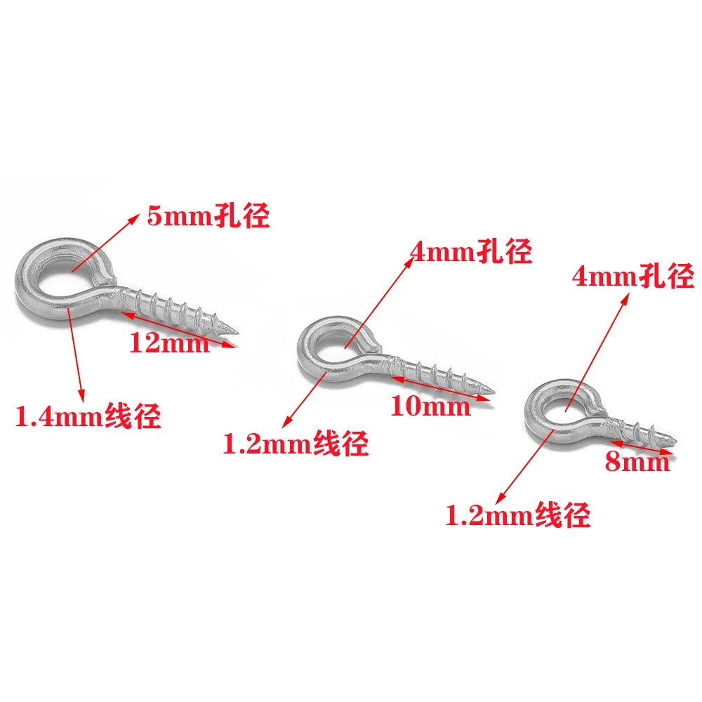 Stainless Steel Screw Eye Pins
