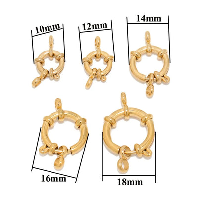 Stainless Steel Spring Ring Clasps