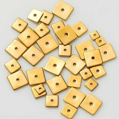Stainless Steel Square Spacer Beads
