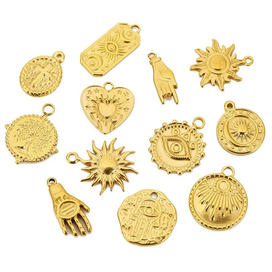 Stainless Steel Symbolic Charms