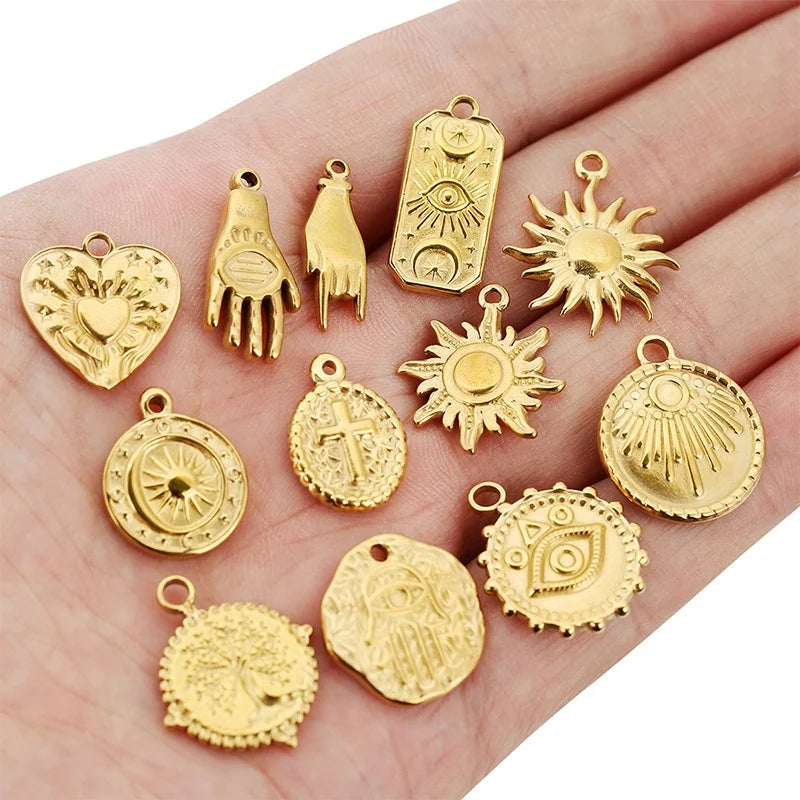 Stainless Steel Symbolic Charms