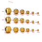 Stainless Steel Textured Large Hole Spacer Beads