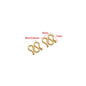 UEE Jewelry Stainless Steel W-Hook Clasps